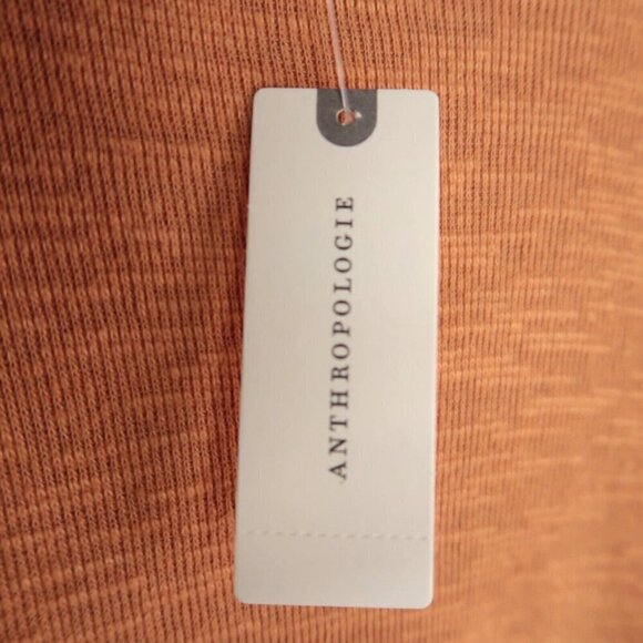 NWT Anthropologie Pilcro Diana Ruffled Raglan Long Sleeve Pullover Orange Sz XXS - Picture 11 of 14